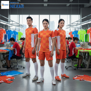 Green double couch with wooden legs