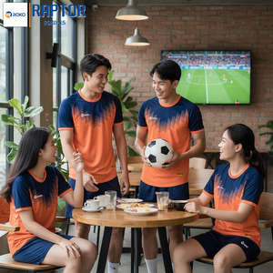 Green double couch with wooden legs